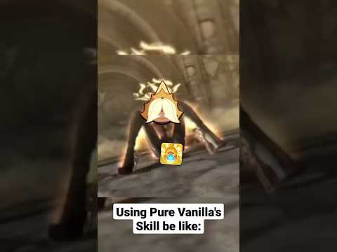 Using Pure Vanilla's Skill is very bad for my eyes... #shorts  #cookierunkingdom  #crk