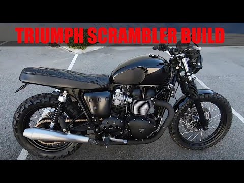 Triumph Scrambler Build Timelapse