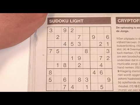 Two puzzles for the price of one. (#594) Light Sudoku. 04-17-2020 part 1 of 2