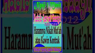Download lagu Haramnya Nikah Mut'ah atau Kawin Kontrak, Habib Jamal bin Thoha Baagil  #ngaji1menit mp3