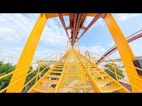 On-ride point of view of Chupacabra