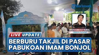 Antusiasme Masyarakat Berburu Takjil di Pasar Pabukoan Imam Bonjol Padang, Ada Banyak Varian Kuliner