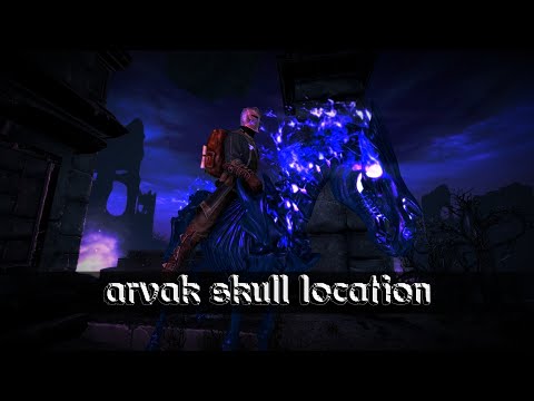 How To Get Arvak in Skyrims Dawnguard DLC - Arvak Skull Location