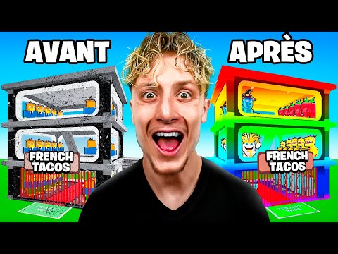 J'améliore la Base des FRENCH TACOS sur Fortnite !