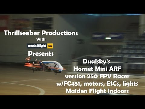 Dualsky's Hornet Mini 250 class FPV Drone Indoors with Matt Chapple