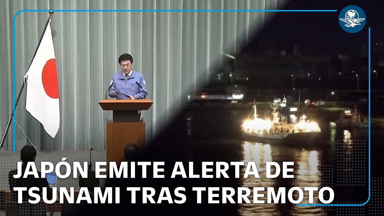 Sismo 7.6 sacude el norte de Japón; activan alerta de tsunami