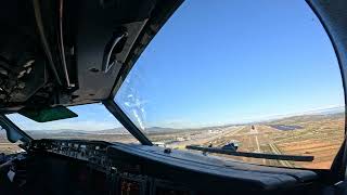 Boeing 737 Avesome Approche To Athens Airport  | Cockpit View | GoPro 12
