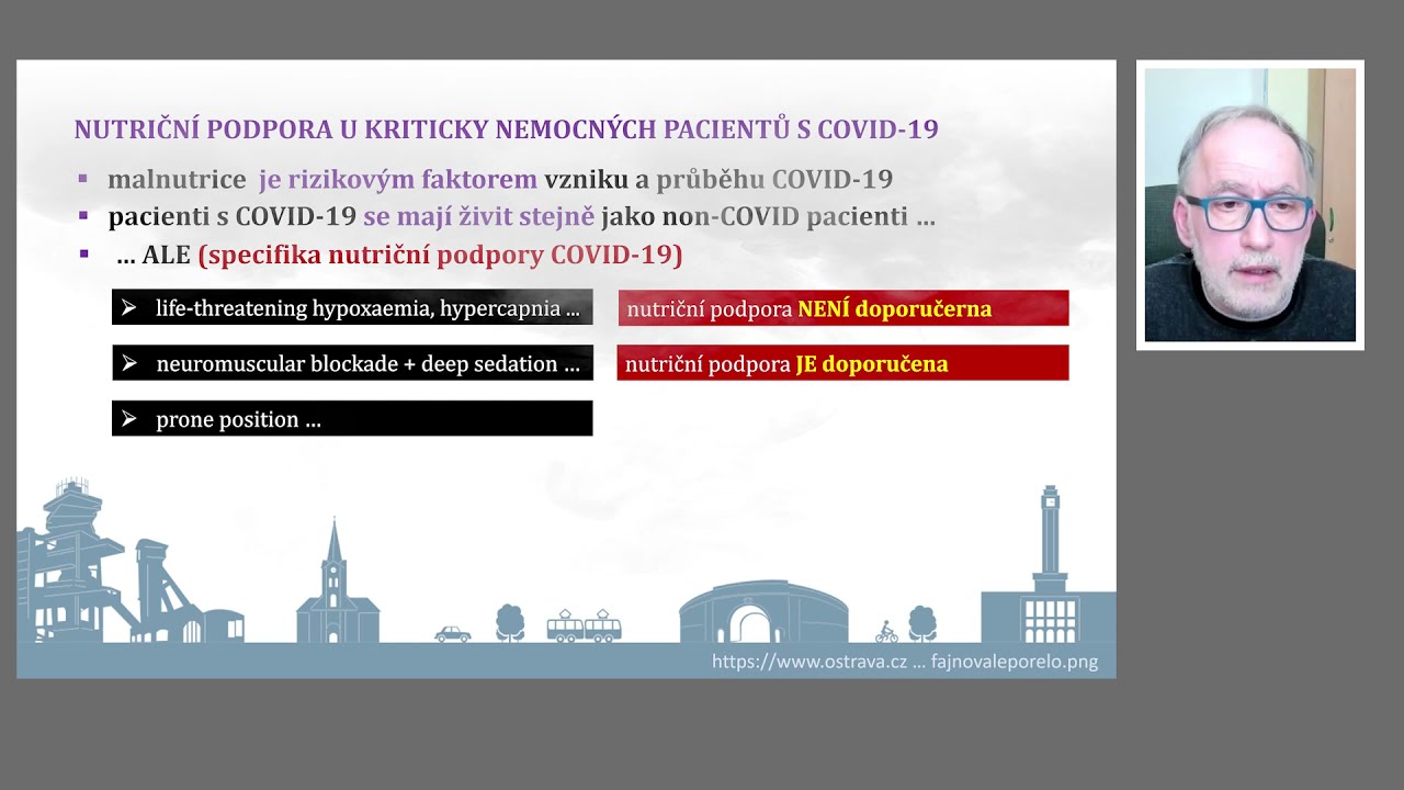 Nutriční podpora u kriticky nemocných pacientů s covid-19 s pozvánkou na e-Sepsis