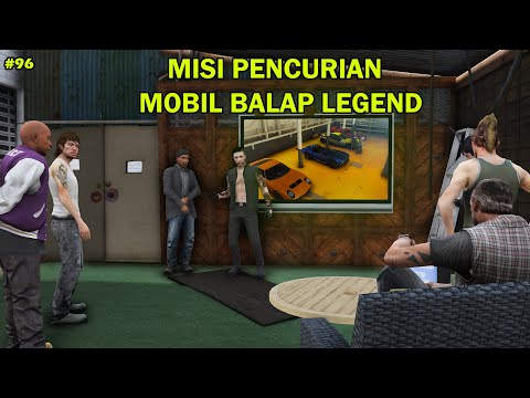Misi Pencurian Mobil Balap Legend - Eps 96 - GTA V: Serial Rojali 2