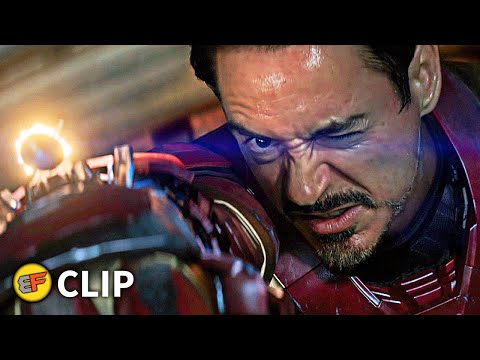 Iron Man vs Cap & Bucky - Final Battle (Part 1) | Captain America Civil War (2016) Movie Clip HD 4K