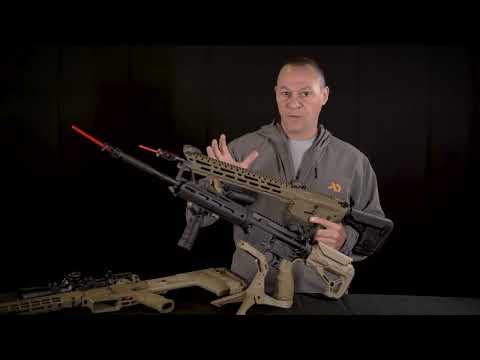 FRBS Rear \u0026 Front Flip Up Sights FAB Defense