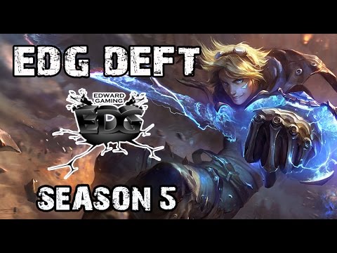 EDG Deft Ezreal vs Sivir ADC Ranked Challenger Korea