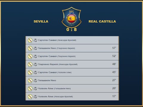 Sevilla v Real Castilla AFL Spain 12 tour 2016