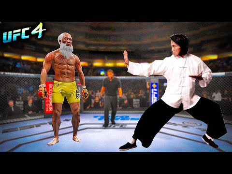 Old Bruce Lee vs. Master Crane (EA sports UFC 4)