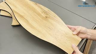 MDF panel Šestiúhelník 60x30cm Dub Wotan