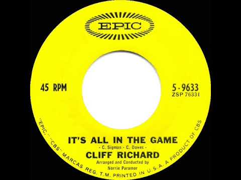 1964 HITS ARCHIVE: It’s All In The Game - Cliff Richard (a #2 UK hit)