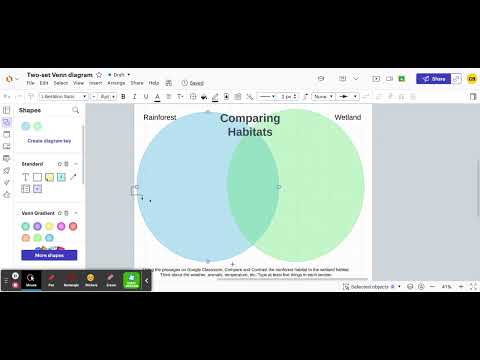 Two Set Venn Diagram Lucidchart
