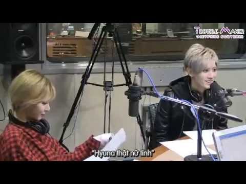 [TMVF][Vietsub+Eng] 131108 Hyunseung talk about dating with HyunA @ Boom's Radio