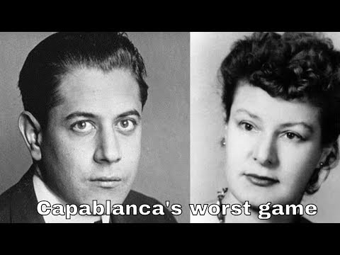 Capablanca's worst game | Warning: Capa 's fans shouldn't watch this | Capablanca vs Karff: 1941