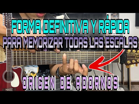 ¡Forma DEFINITIVA para APRENDER TODAS LAS ESCALAS! - ORIGEN de los ADORNOS Y REQUINTO
