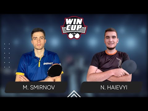 00:15 Mykyta Smirnov - Nazarii Haievyi West 6 WIN CUP 13.01.2024 | TABLE TENNIS WINCUP