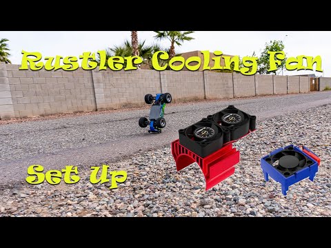 Traxxas Rustler Dual Cooling Fan Install