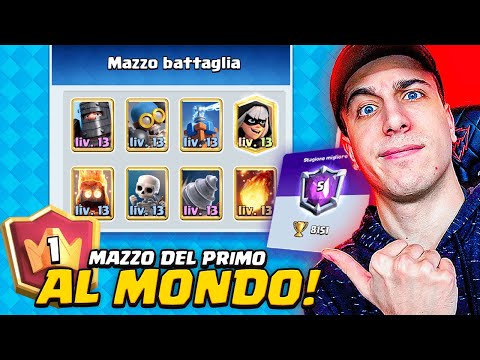COPIO il Deck del PRIMO al MONDO e VINCO! Coppe Facili Clash Royale ITA!
