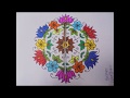 sankranthi muggulu, chukkala muggulu with dots 21x11 interlaced dots, beautiful flower rangoli