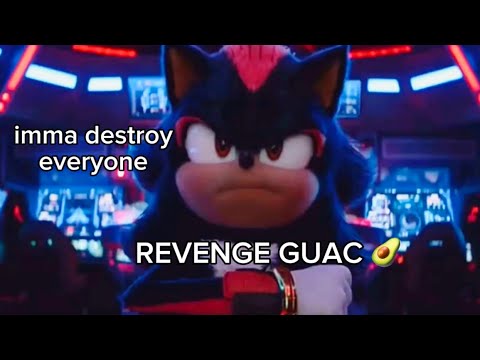 Shadow the Hedgehog being both bada$$ and cute at the same time