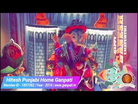 Hitesh Punjabi Home Ganpati Decoration Video