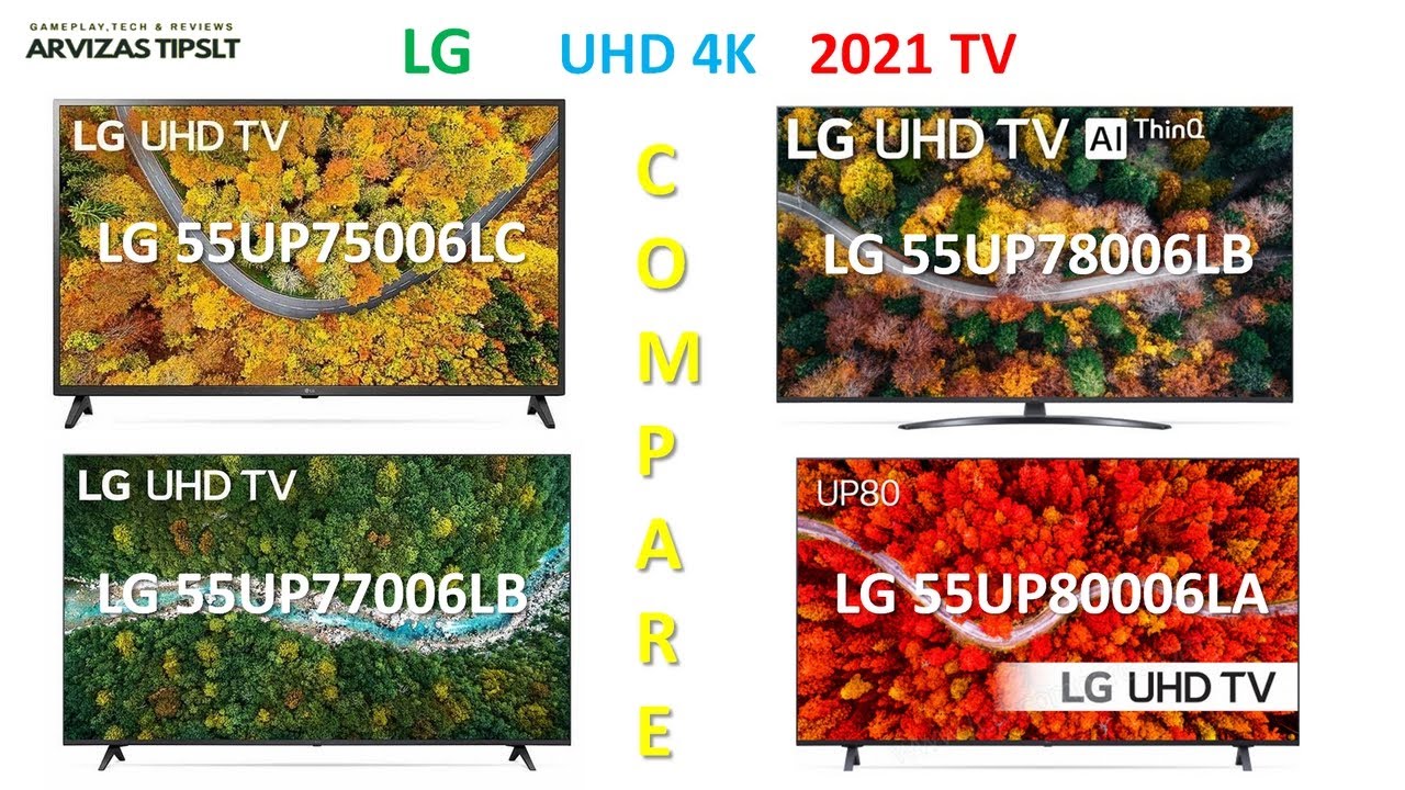 Watch LG 55UP75006LC vs 55UP77006LB vs 55UP78006LB vs 55UP80006LA | LG TV comparison 2021 arvizas Now LG 55UP75006LC vs 55UP77006LB vs 55UP78006LB vs 55UP80006LA | LG TV comparison 2021 arvizas
