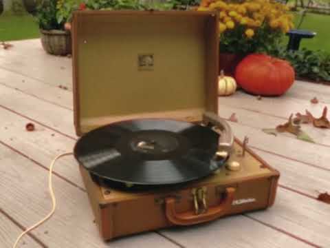 An Rca Victor Record Player from 1955 playing (On A Windy Hill - Hugo Winterhalter)