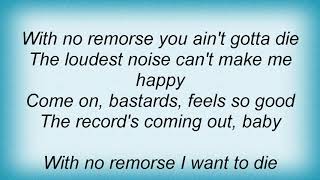 Slayer - No Remorse (I Wanna Die) Lyrics