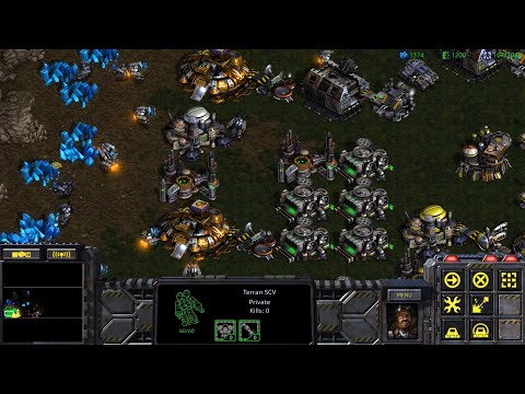 StarCraft: Remastered Enslavers Co-op Campaign Mission 3a - Assault on Aiur