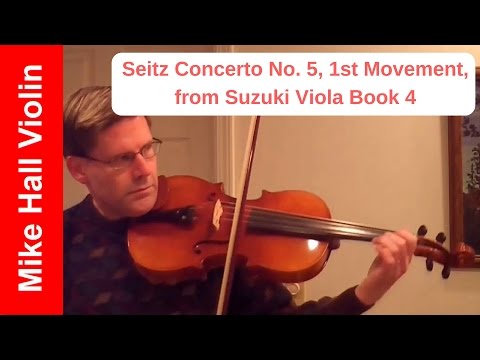 Seitz Concerto No. 5, 1st Movement - #2 from Suzuki Viola Book 4