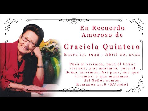 Burial Service for Sis. Graciela Quintero