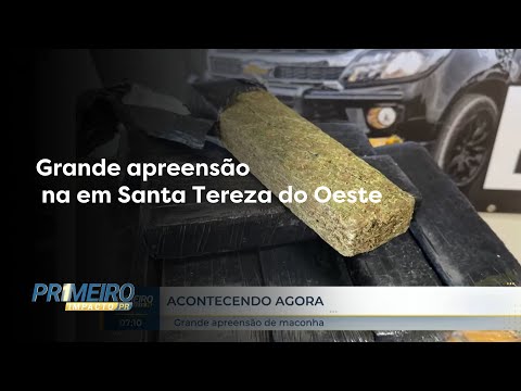Grande apreensão na em Santa Tereza do Oeste | Primeiro Impacto | (23/10/25)