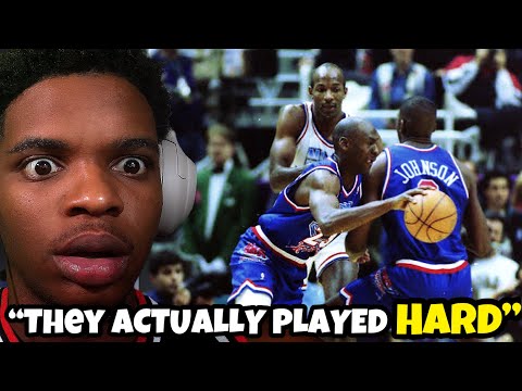 GEN Z Reacts To The 1993 All Star Game For The First Time !