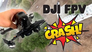 DJI FPV Crash - Manual Mode - Full Flight