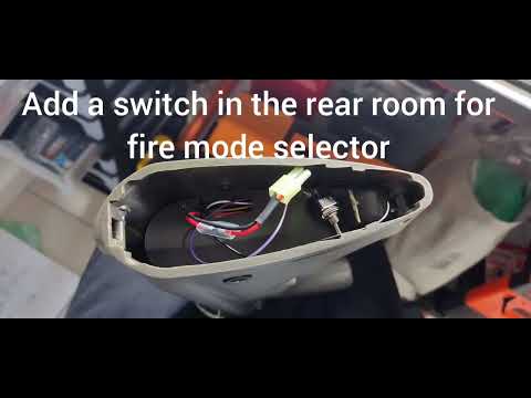 Steyr Aug airsoft gun cheap upgrade based on G&G mosfet fcu