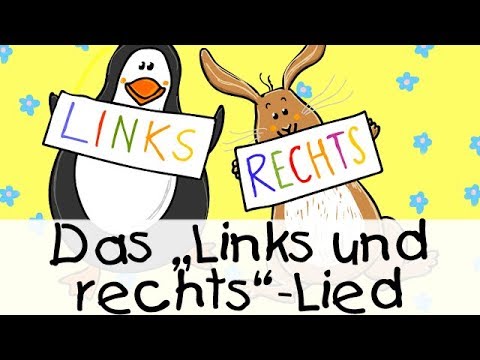 💡 Das "links und rechts"-Lied || Kinderlieder zum Lernen