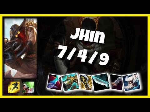 Jhin vs Vayne BR Challenger BOT (7/4/9) Gameplay Replay - Patch 10.23