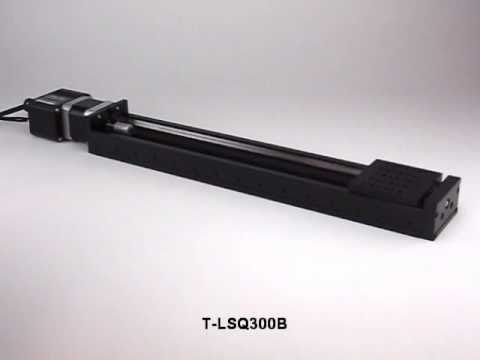 Zaber's T-LSQ Series High Speed Motorized Linear Stages with Built-in Controllers