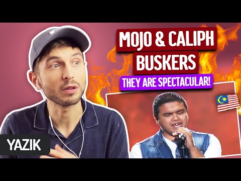 YAZIK reacts to ROMANCINTA - MOJO & Caliph Buskers | #AJL29