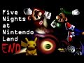 Five Nights At Nintendo Land Part 3 END NIGHTMARE MODE