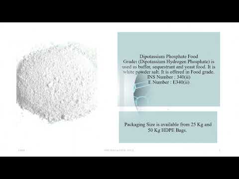 Dipotassium Phosphate Food Grade