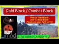 RUST "RAID BLOCK" aka NOESCAPE by Umod | Rust Admin Academy Tutorial | by SrtBull