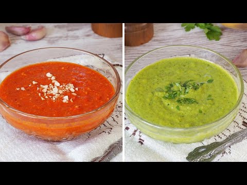 Receta de MOJO ROJO y Mojo VERDE | A mi estilo, para patatas, carnes y pescados