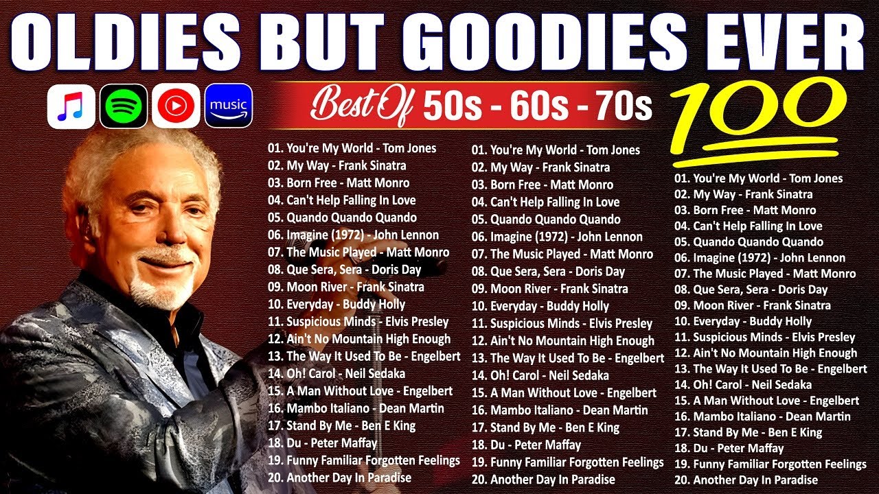 Tom Jones, Frank Sinatra, Cliff Richard, Elvis Presley, Engelbert 📀 Best Of Oldies But Goodies
