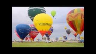 preview picture of video 'Ballooning at Lorraine Mondail Air Ballons in Chambley, France, July 2011'